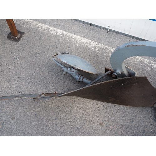 1702 - Ferguson Brown 2 furrow plough with discs and rear wheel. Type D. Badged