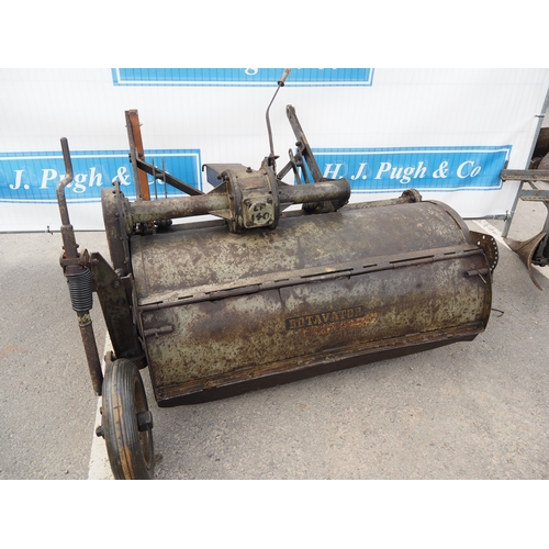1744 - Howard rotavator attachment. S/n 17689. Badged