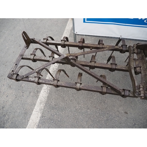1755 - Massey Ferguson folding weeder. Model 709. S/n R9592