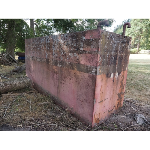 131 - Oil tank 12ft x 4ft. Believed to have oil inside