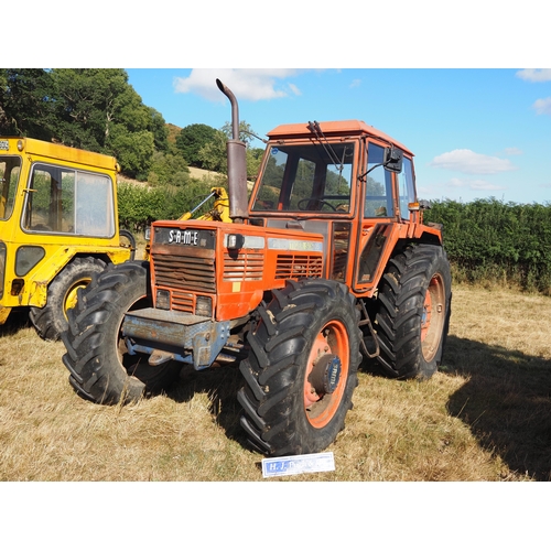 Same Tiger Six 105 tractor. Runs and drives. Showing 1383 hours. Alliance 14.9 R28 front wheels and tyres, Michelin 16.9 R38 rear tyres. Twin assistor rams. Pick up hitch. Reg UUX 520Y.   Key and V5 in office