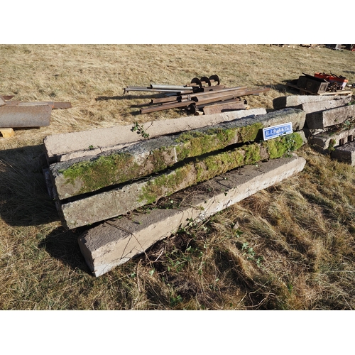 93 - Concrete railway sleepers