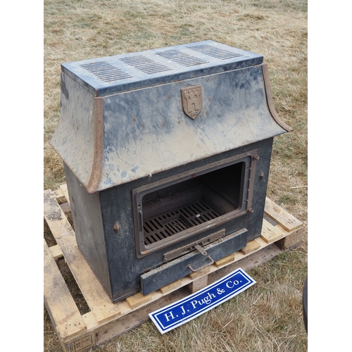 117 - Wood burner 3ft x 2ft x 1ft