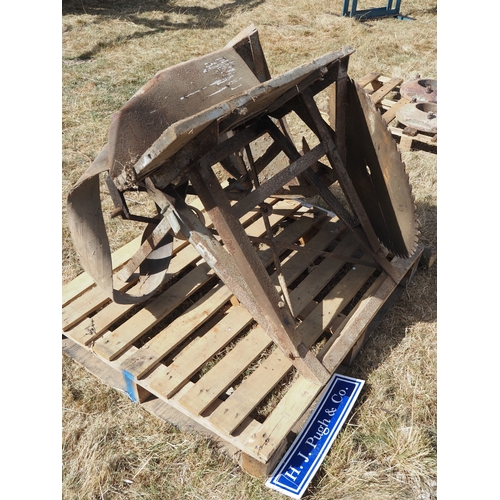 120 - Ferguson sawbench. Badged
