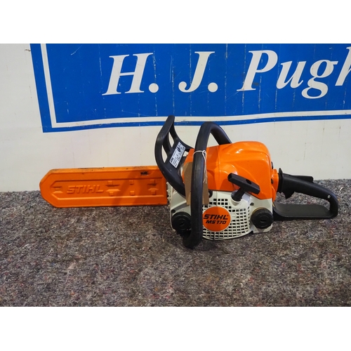 Stihl MS170 chainsaw
