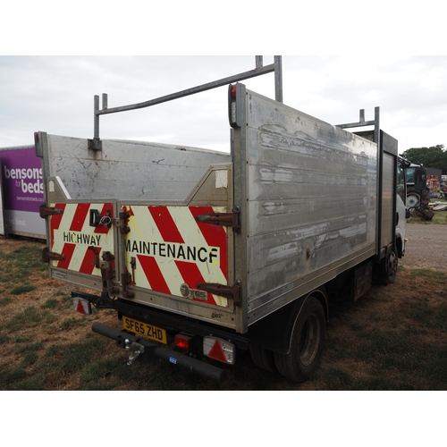 3013 - Isuzu Grafter with high side back, 2999cc. MOT until 17.05.27. Reg. SF65 ZHD. V5 and key in office