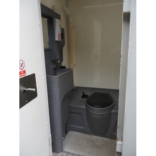 3019 - Welfare unit trailer with generator and toilet. Key in office
