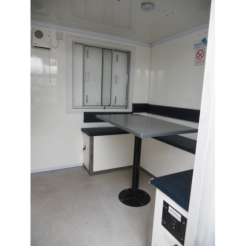 3019 - Welfare unit trailer with generator and toilet. Key in office