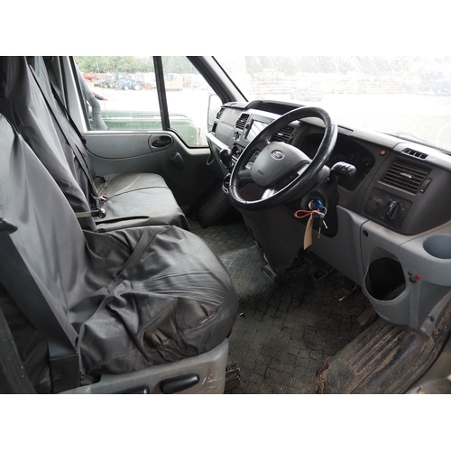 3030 - Ford Transit TDci 140 MWB van. MOT until 14.05.27. Showing 159,618 miles. Reg. LD10 PDX. V5 and key ... 
