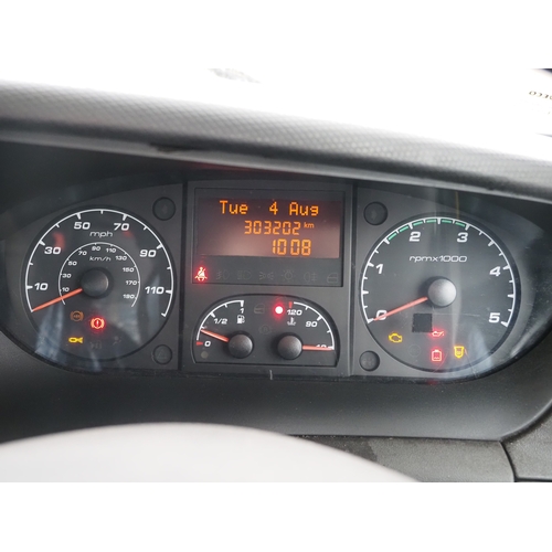 3032 - Iveco Daily flatbed lorry, 2998cc. MOT until 26.11.26. Showing 303,202 km. Reg. ML63 RCF. V5 and key... 