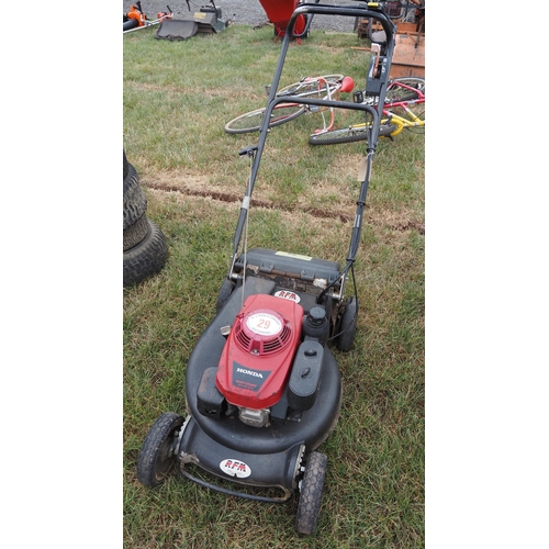 29 - Honda mower