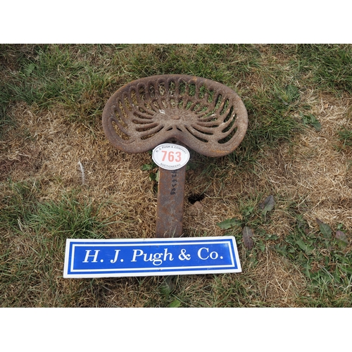 763 - Bamford cast iron seat