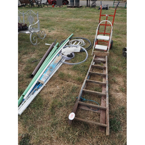 790 - Ladders, drain rods, etc.