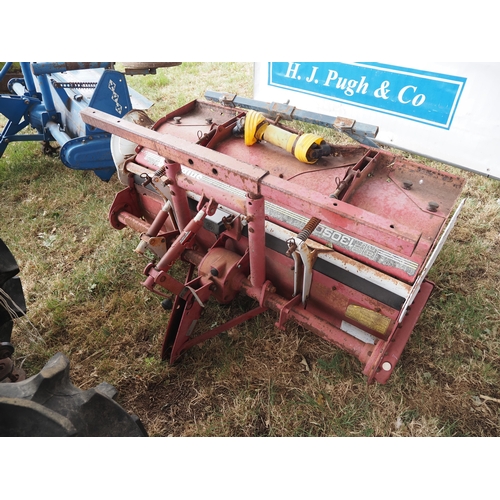 2004 - Shibaura P175F compact tractor. C/w Shibara RF130 SC tiller. Key in office