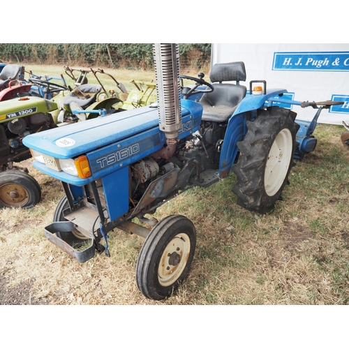2005 - Iseki TS1610 compact tractor. C/w Iseki SR1310PCD tiller