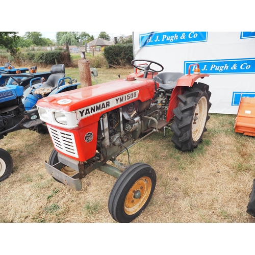2012 - Yanmar YM 1500 compact tractor. Key in office