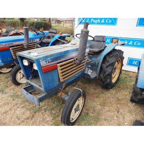2014 - Iseki TL2100 compact tractor. Key in office