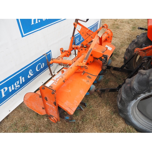 2026 - Hinomoto E2004 4wd compact tractor. C/w Hinomoto tiller