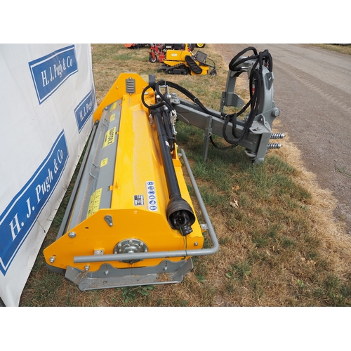 2033 - Raptor AGFH 220 offset verge flail mower. New/unused