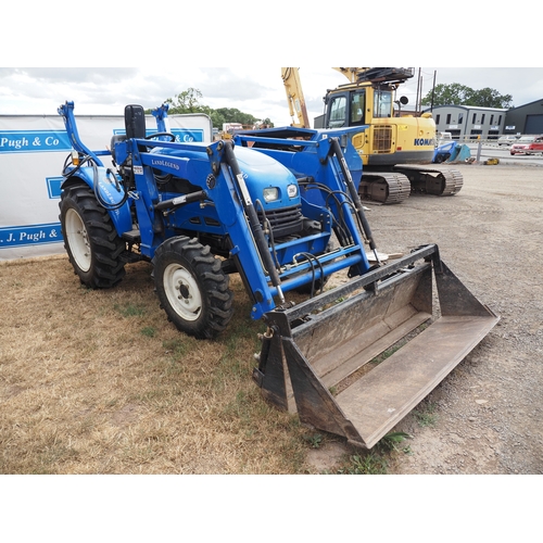 2060 - Land Legend DF404 4x4 tractor, 2016. C/w front end loader and 4 in 1 bucket. Vendor states 340 hours... 