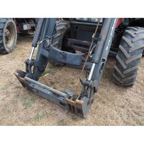 2061 - McCormick CX105 Xtrashift 4wd tractor. Showing 6270 hours. Runs  C/w Quicke Q30 loader and dual assi... 