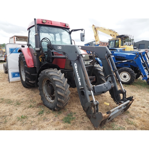 2061 - McCormick CX105 Xtrashift 4wd tractor. Showing 6270 hours. Runs  C/w Quicke Q30 loader and dual assi... 