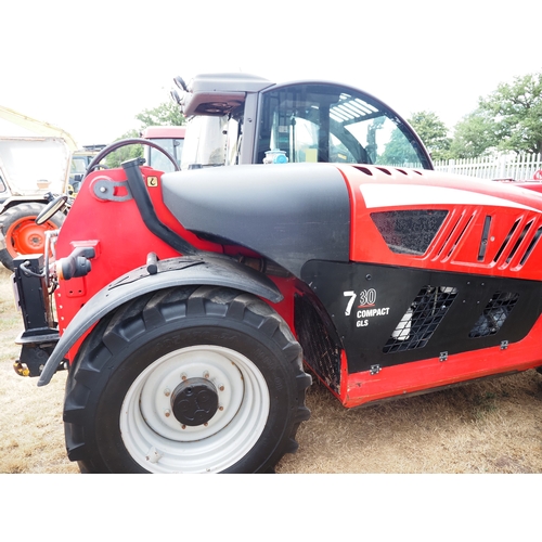 2063 - Faresin 7.30 compact GLS telehandler. Showing 2169 hours Fitted with 40kmh gearbox, hydraulic pick u... 