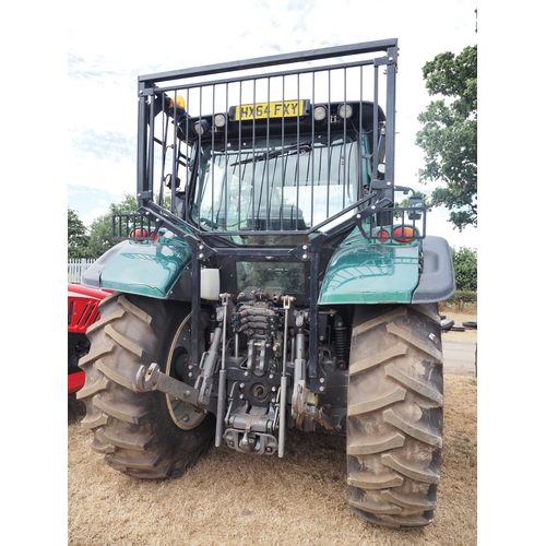 2064 - Valtra Versu T163E tractor. Runs and drives, showing 9074 hours. 50K transmission. C/w set of 14 40k... 