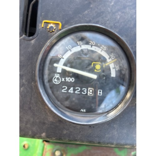 2025 - John Deere 855 compact tractor. Runs and drives. Showing 2423 hours. Key in office