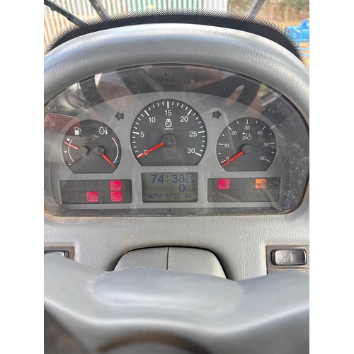 2064 - Valtra Versu T163E tractor. Runs and drives, showing 9074 hours. 50K transmission. C/w set of 14 40k... 