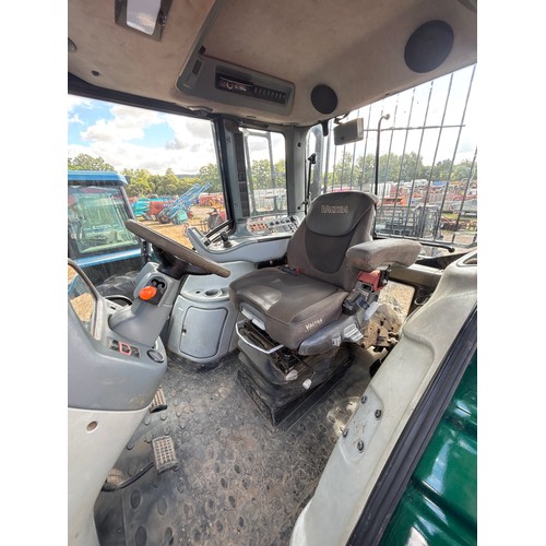 2064 - Valtra Versu T163E tractor. Runs and drives, showing 9074 hours. 50K transmission. C/w set of 14 40k... 