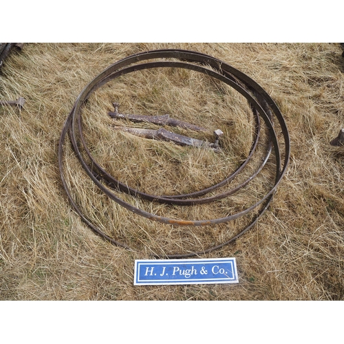 101 - Steel cart wheel bands - 4