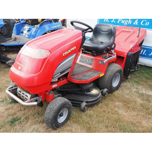 12 - Countax C600H ride on mower. Key in office