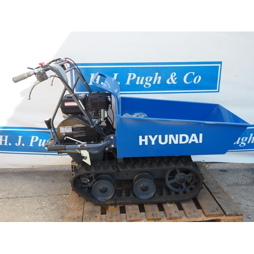 2 - Hyundai tracked pedestrian dumper