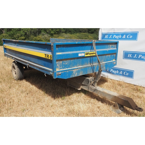 39 - Fleming TR6 tip trailer