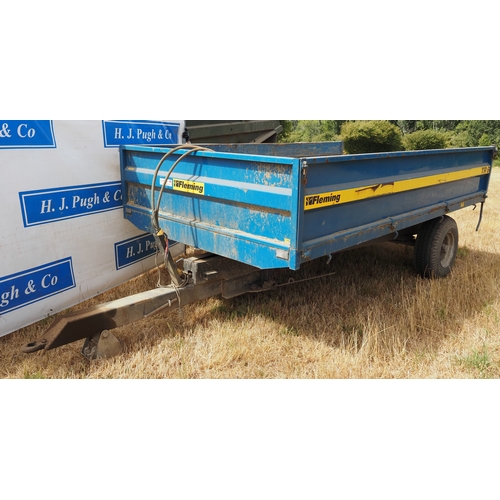 39 - Fleming TR6 tip trailer