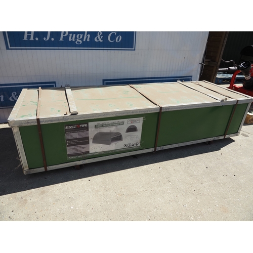 58 - Field shelter 9x6x3.6m. New in crate
