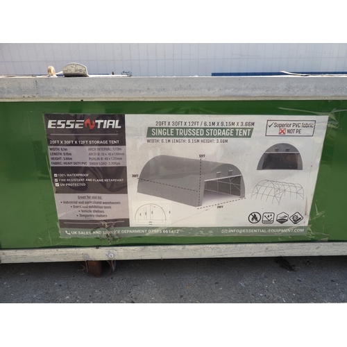 58 - Field shelter 9x6x3.6m. New in crate