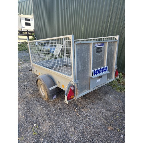 3 - Ifor Williams P6E mesh trailer with tailgate 6x4ft