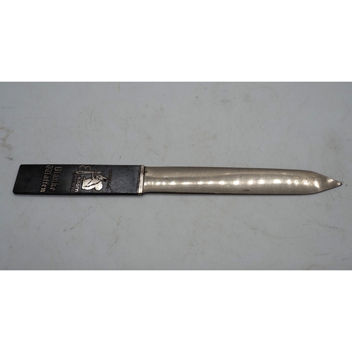 49 - German Letter Opener. Inscribed with 