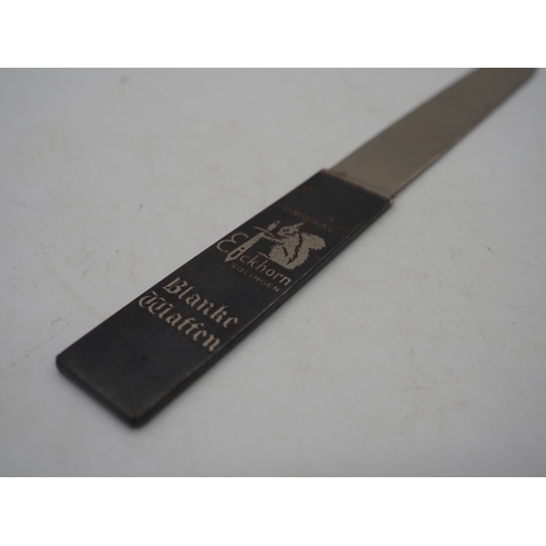49 - German Letter Opener. Inscribed with 