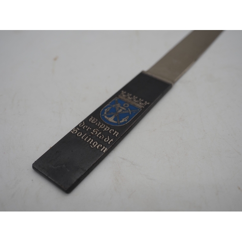 49 - German Letter Opener. Inscribed with 