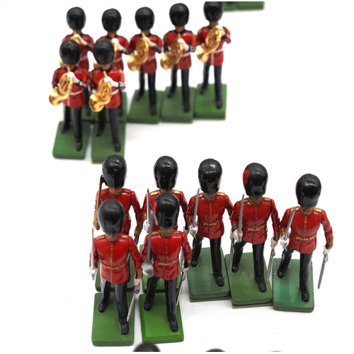 1 - Quantity of W. Britain toy soldier figures from the trooping of the colour collection. To include va... 