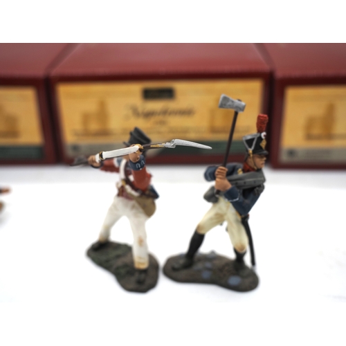 3 - W. Britain Napoleonic series hand painted toy soldiers. Sets to include 17988 British coldstream gua... 