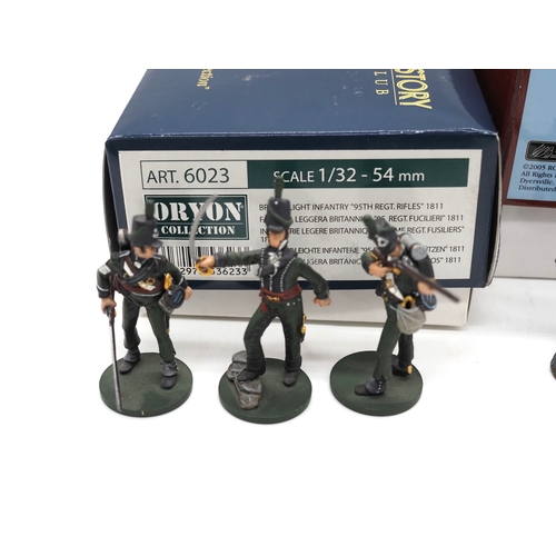 5 - W. Britain hand painted toy soldiers sets featuring the Napoleonic era. To include sets 41156 Britis... 