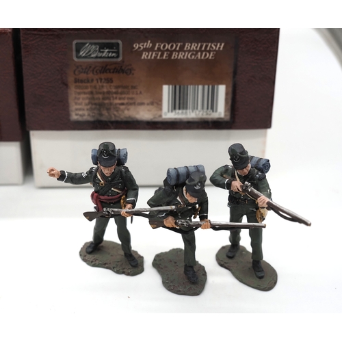 5 - W. Britain hand painted toy soldiers sets featuring the Napoleonic era. To include sets 41156 Britis... 