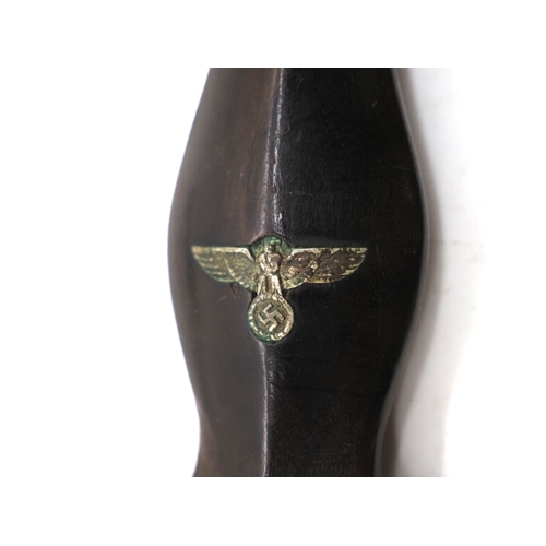 14 - Third Reich 22 Dress Dagger. Schutzstaffel dagger with Ernst Rohm dedication on artificial Damascus ... 