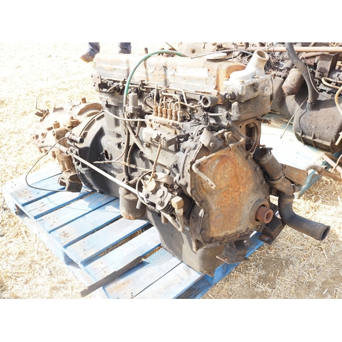 10 - Ford 6 cylinder turbo diesel engine and gearbox