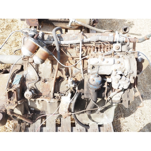 8 - Ford 6 cylinder turbo diesel engine and gearbox