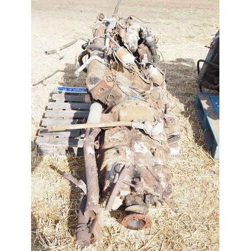 8 - Ford 6 cylinder turbo diesel engine and gearbox